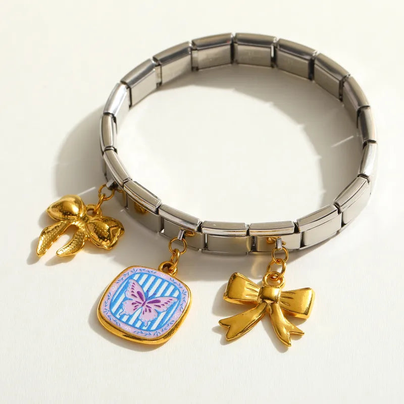 Duo Tone Bracelets- Heart or Bow