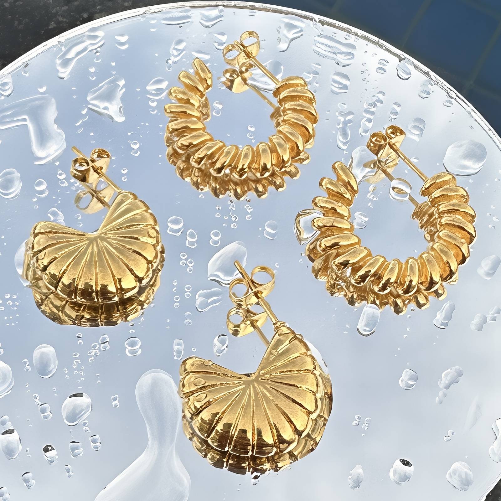 Moon Pie Earrings