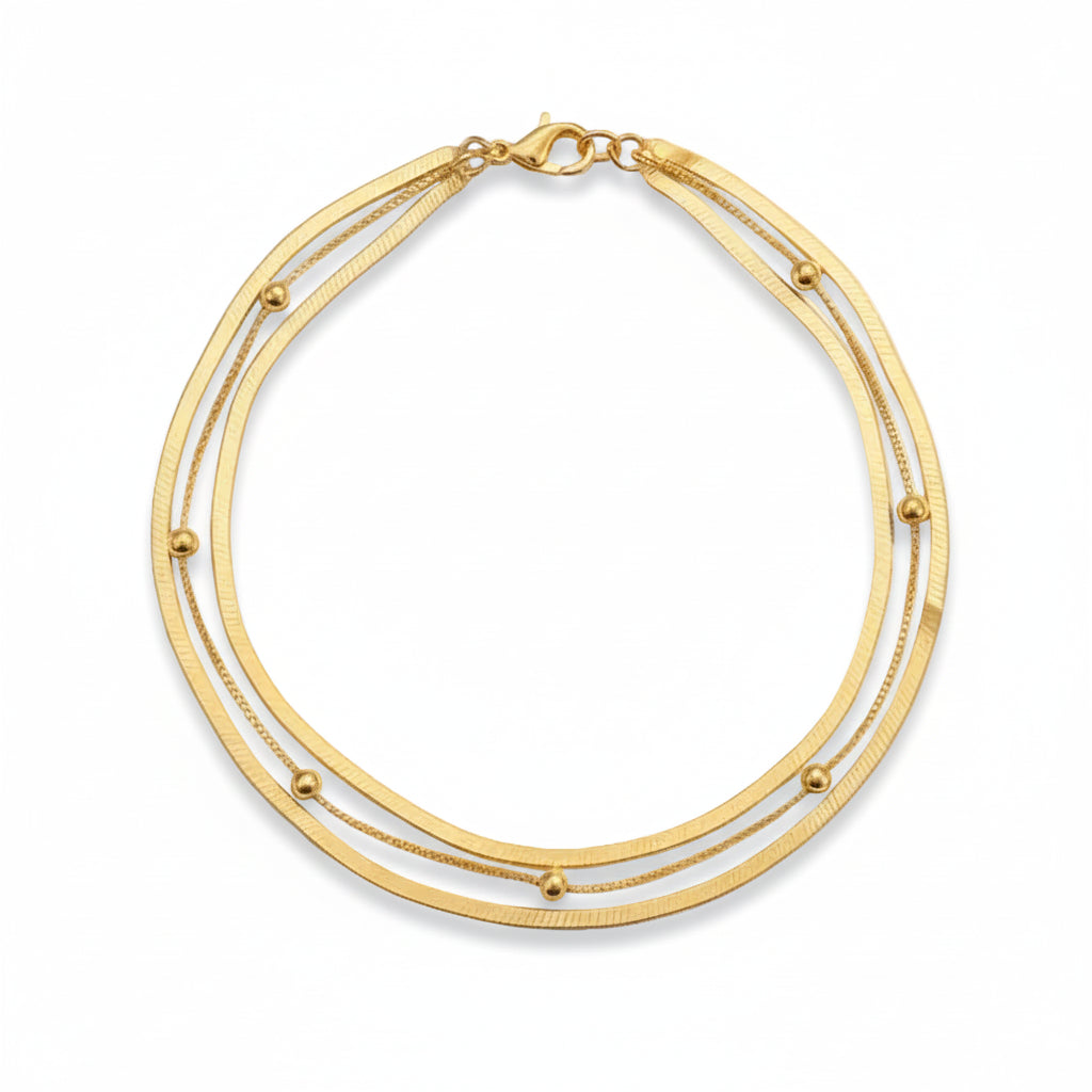 Celestia Triple Layer Anklet