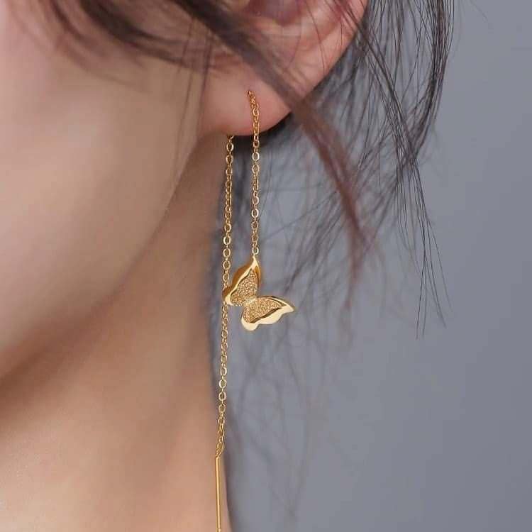 Butterfly Drop Earrings
