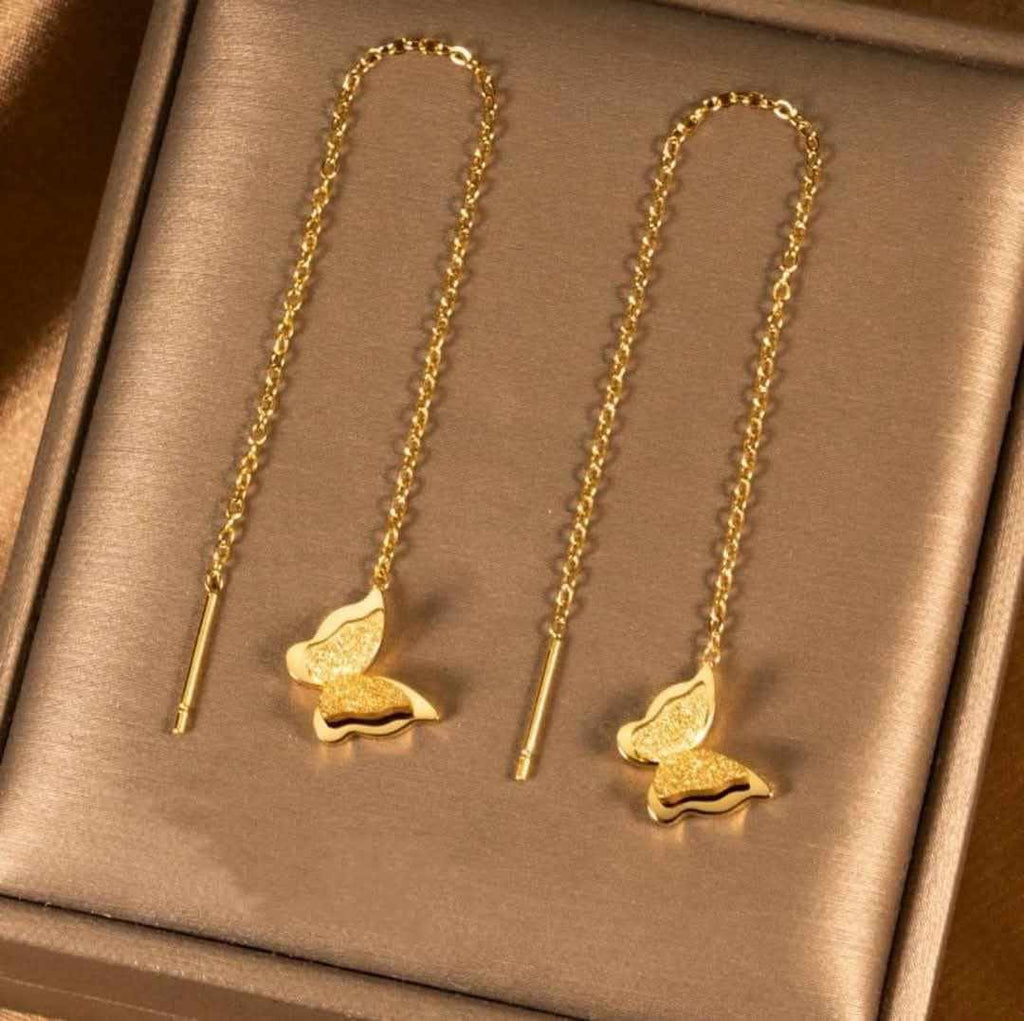 Butterfly Drop Earrings