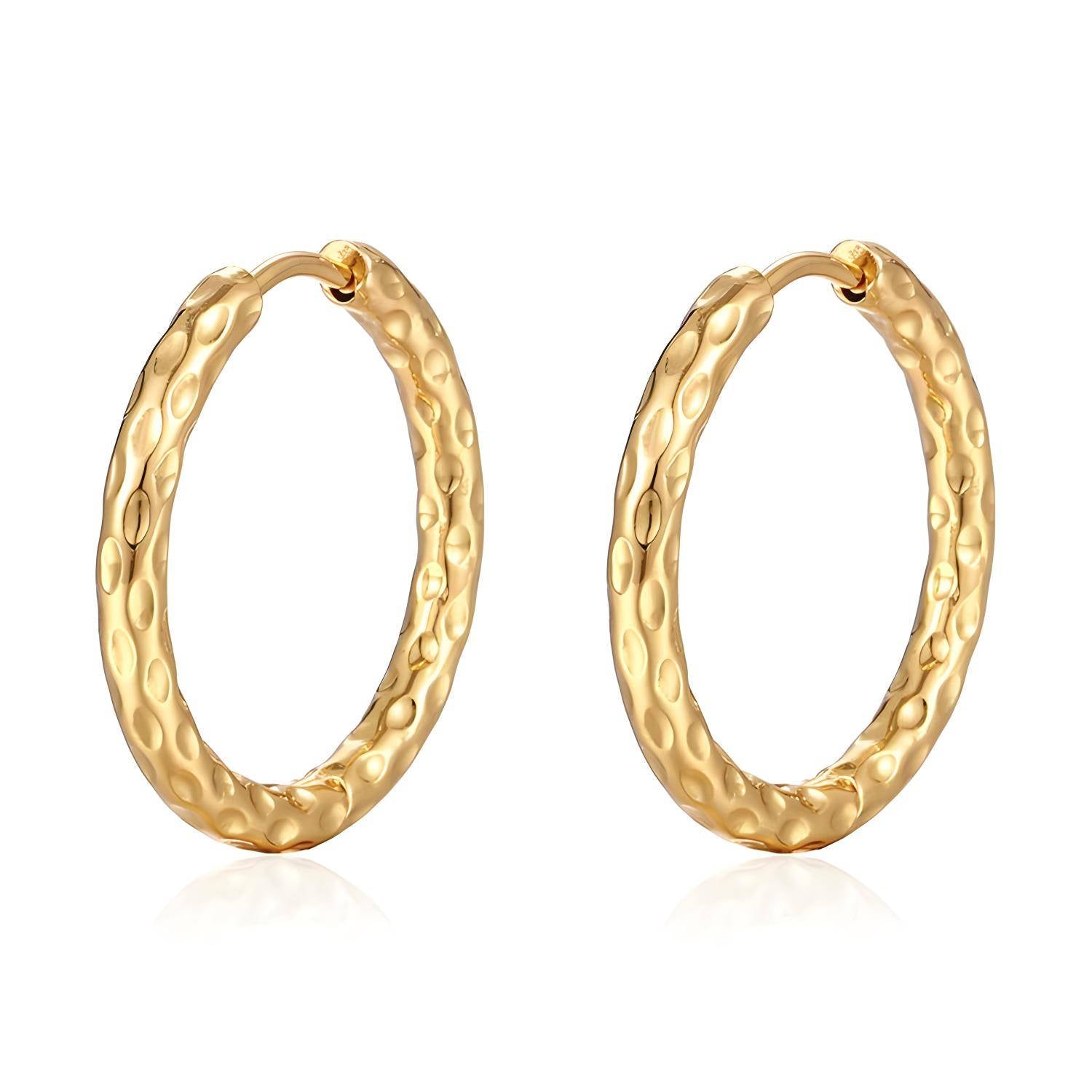 Sleek Round Earrings