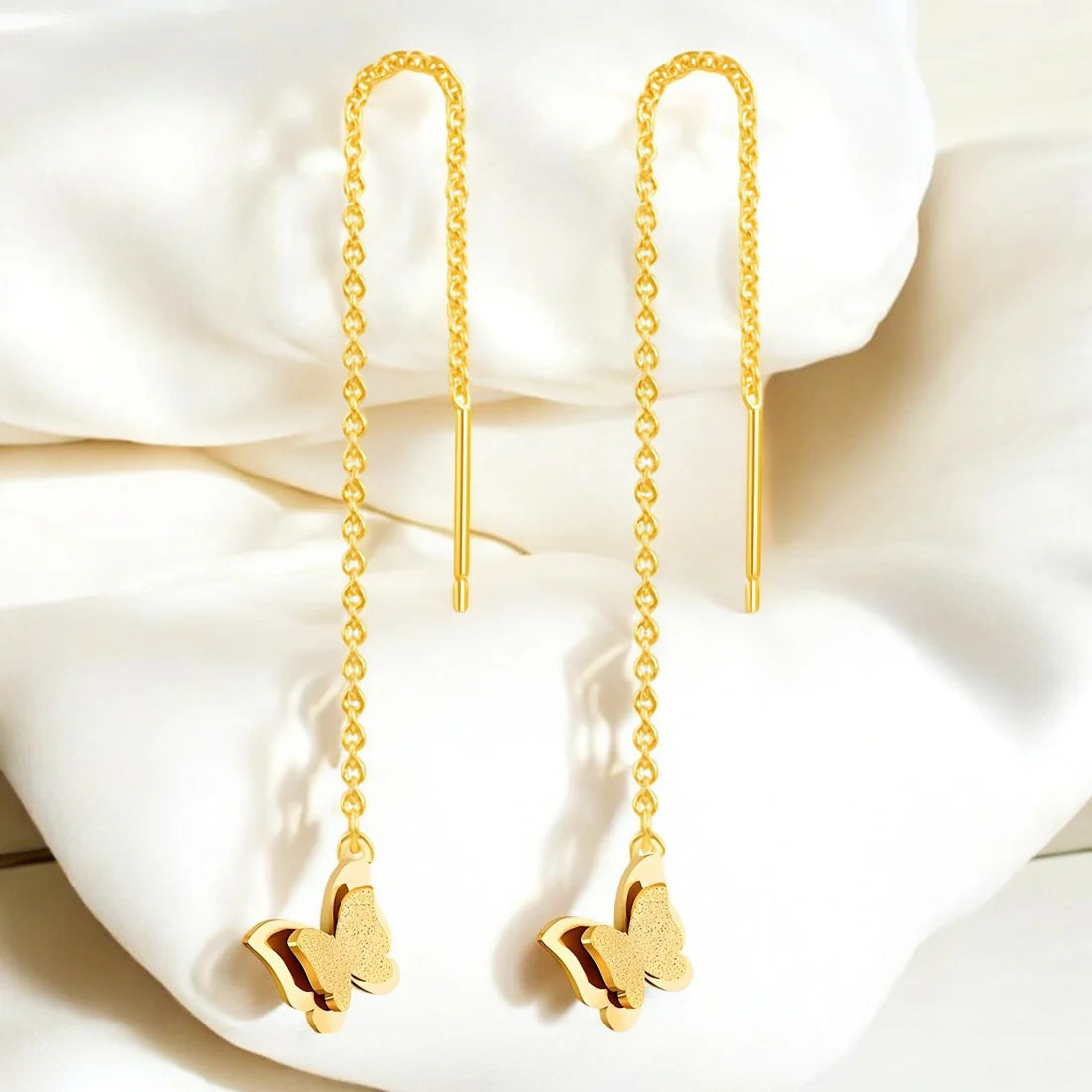 Butterfly Drop Earrings