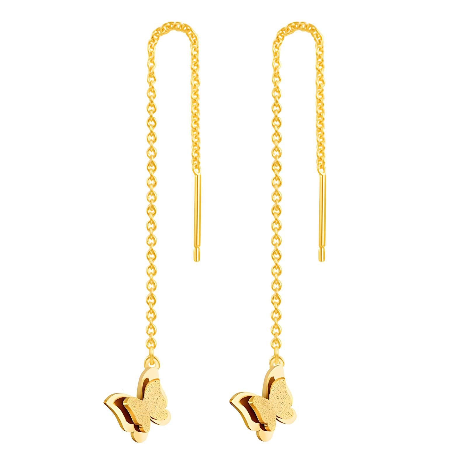 Butterfly Drop Earrings