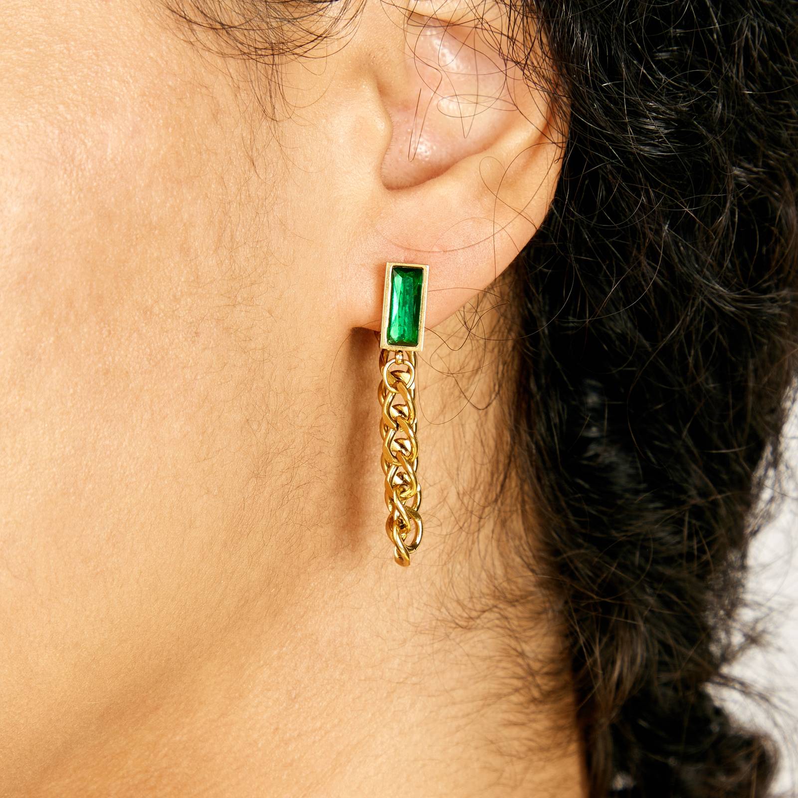 Green it is! Earrings