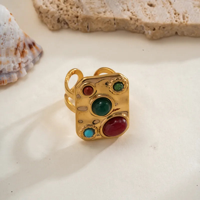 Antique Stone Tribal Rings