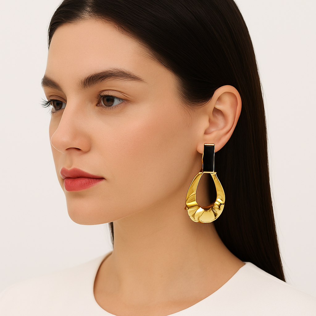 Noir Statement Earrings