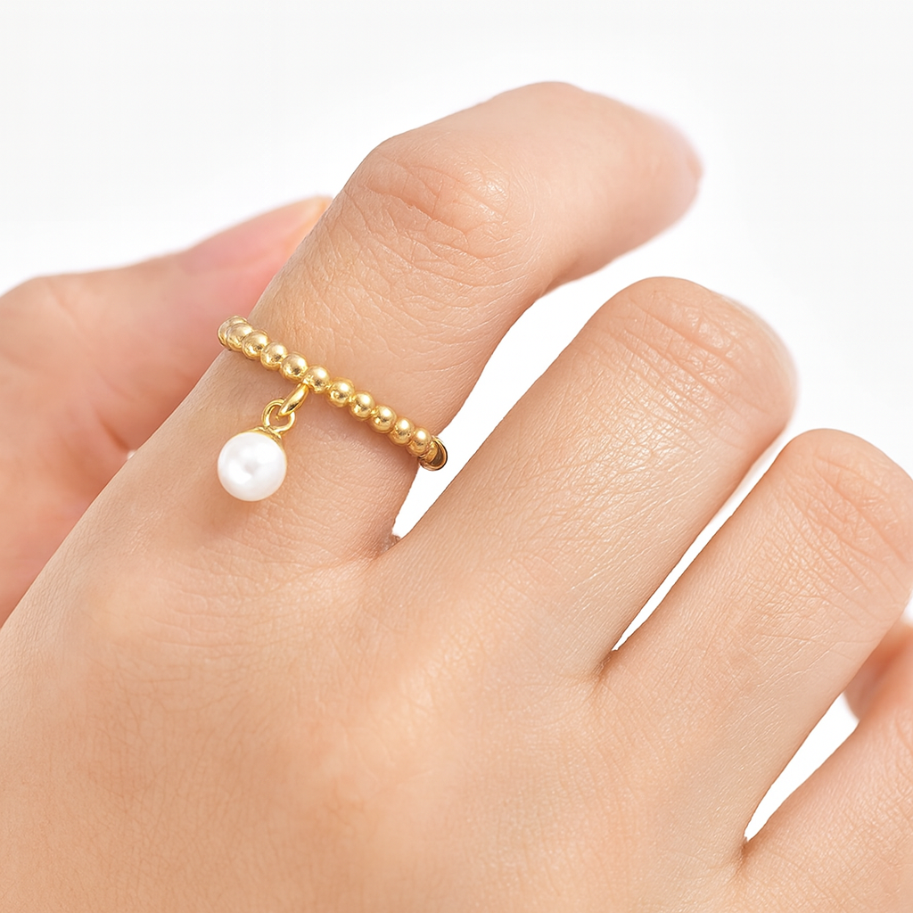 Pearl Drop Ring