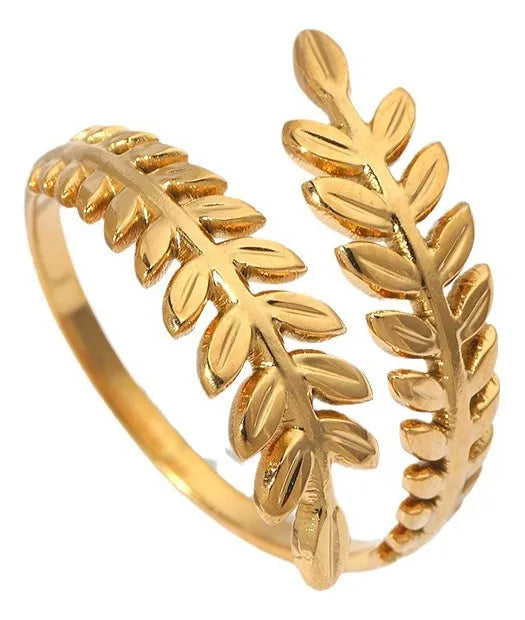 Leafy Swirl Ring