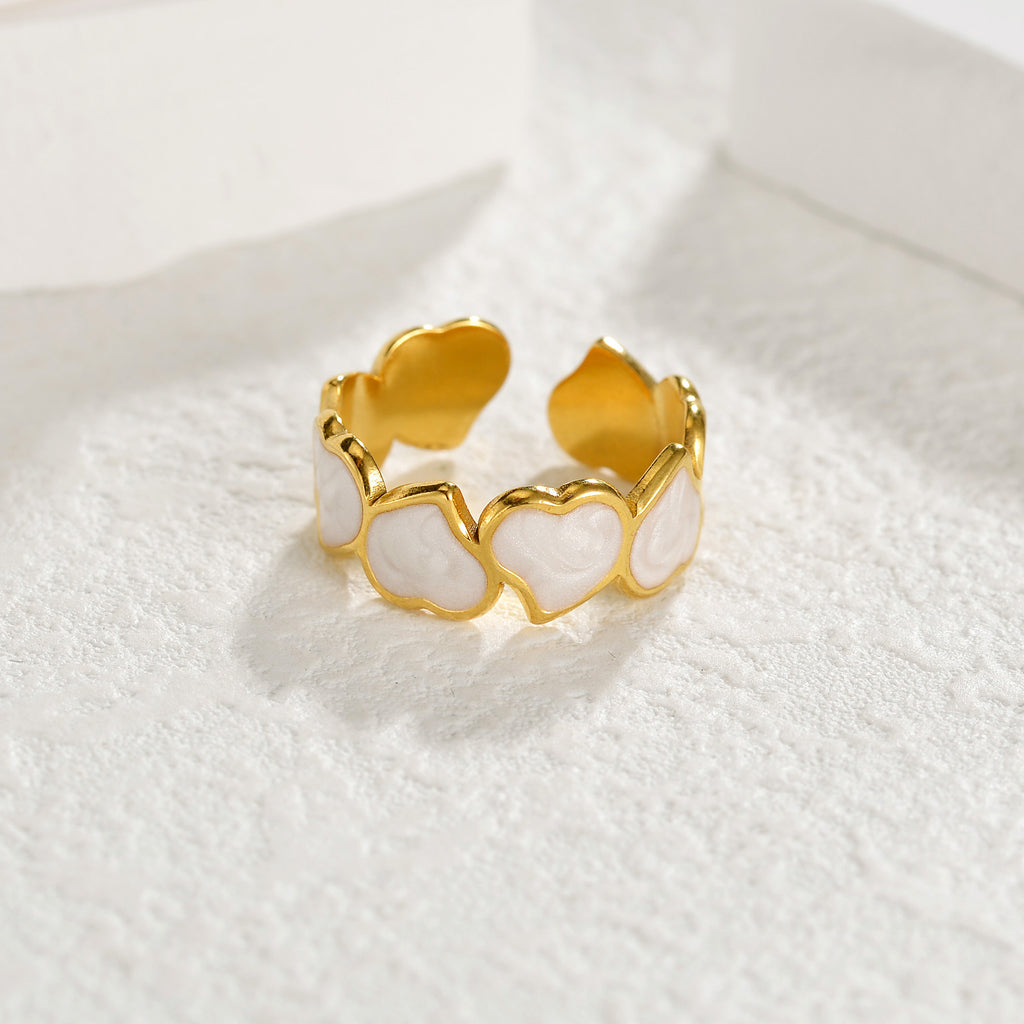 Multiple Hearts Ring