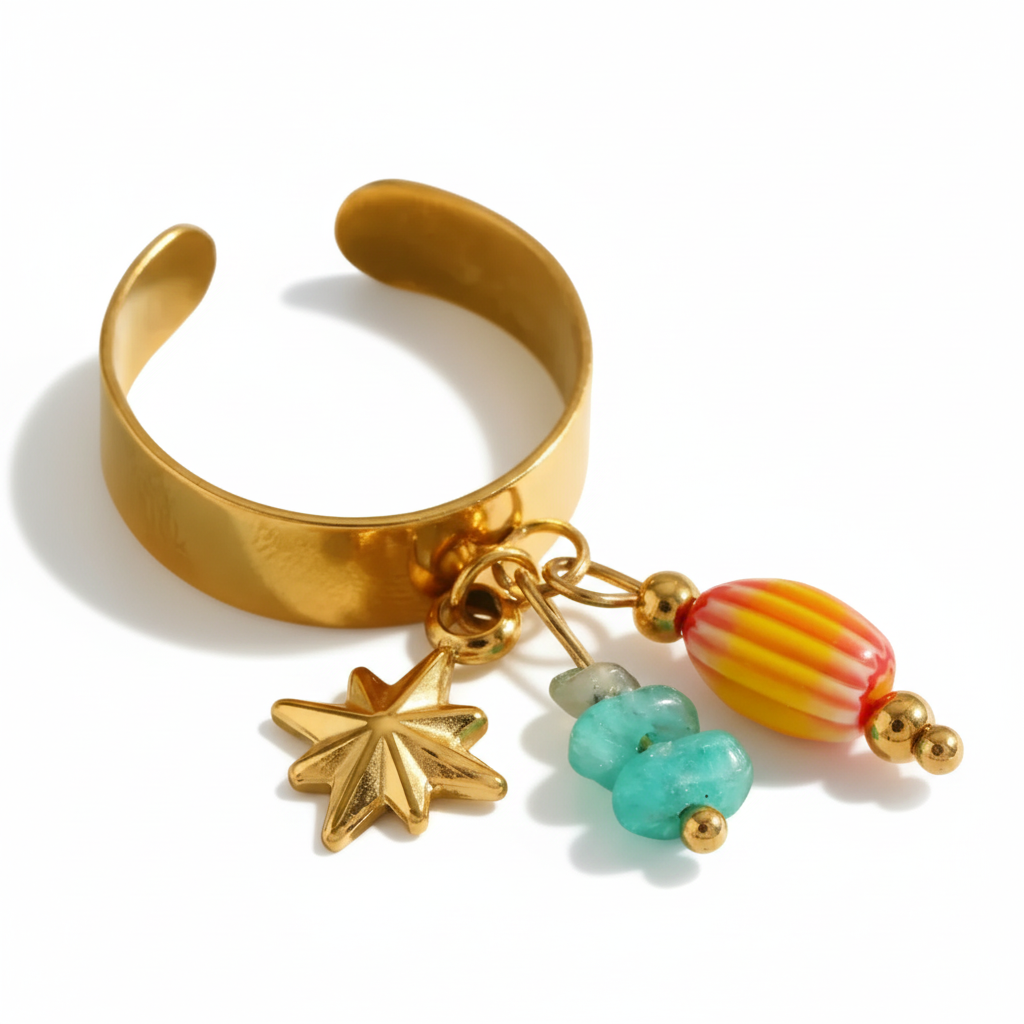 Star Tassle Ring