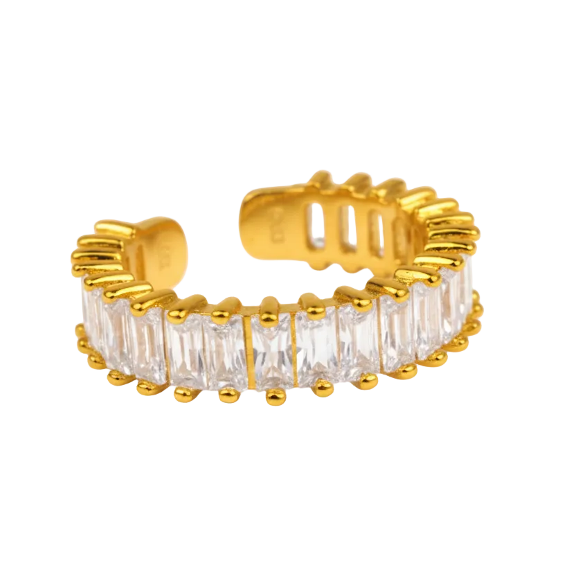 Crystal Line Ring