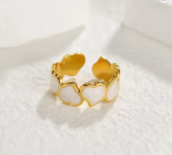 Multiple Hearts Ring