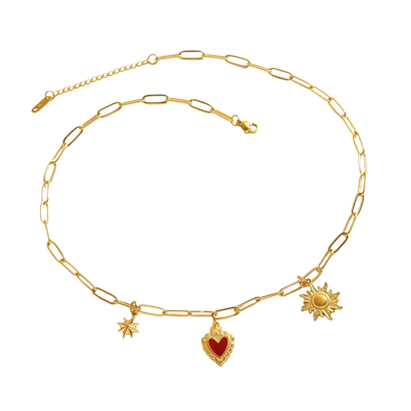 Celestial Heart Pendant Necklace