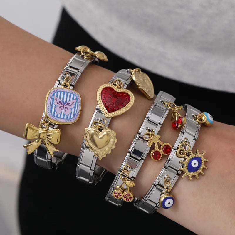 Duo Tone Bracelets- Heart or Bow