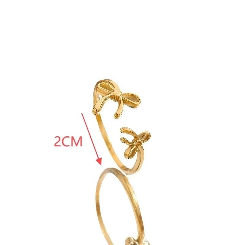 Twin Bow Love Ring