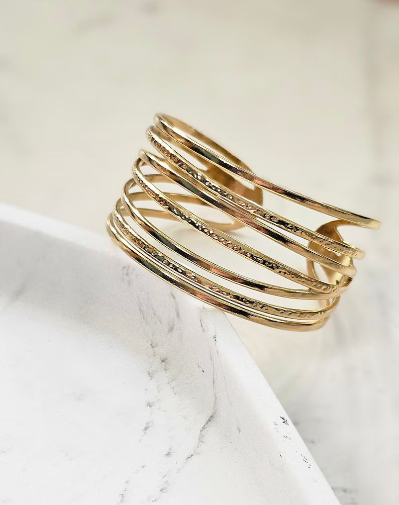 Golden Bloom Bangle