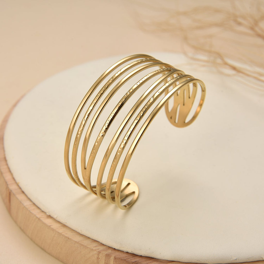 Golden Bloom Bangle