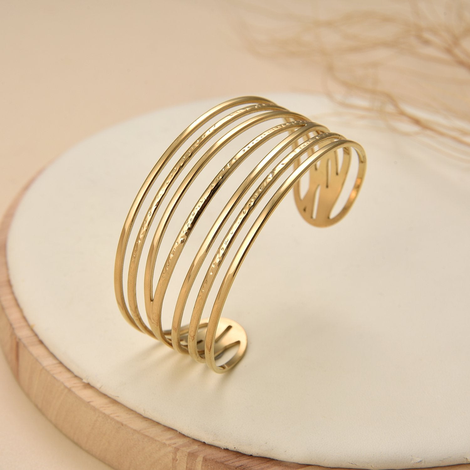 Golden Bloom Bangle