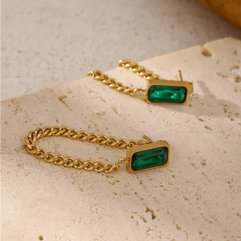 Green it is! Earrings