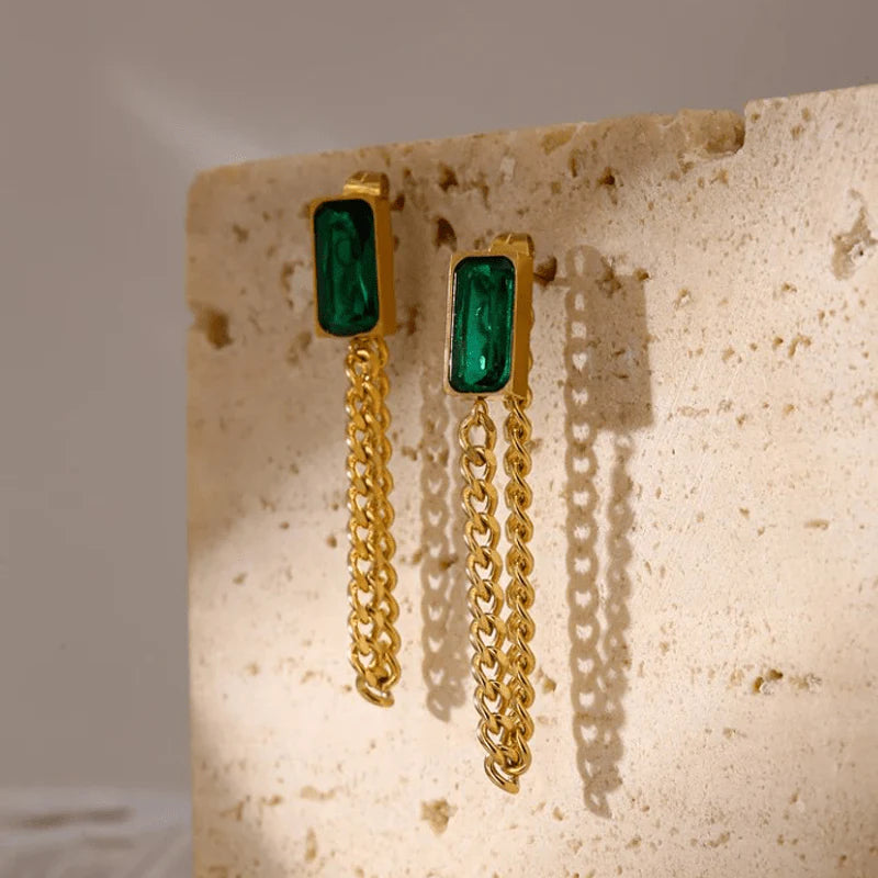 Green it is! Earrings