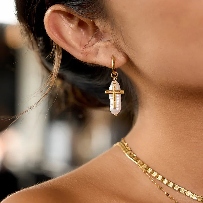 Holy Cross Earrings