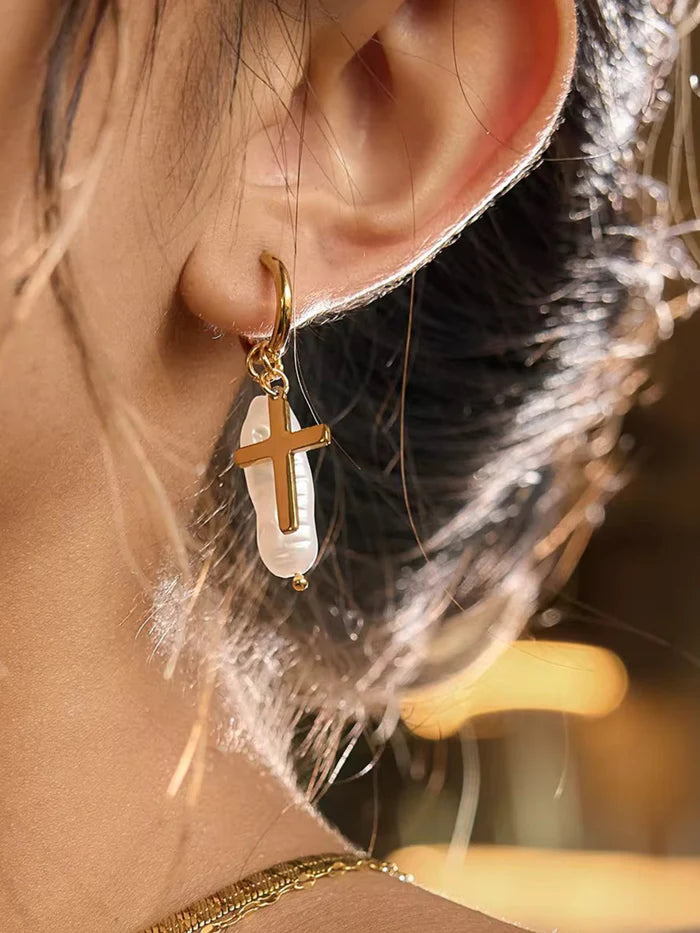 Holy Cross Earrings