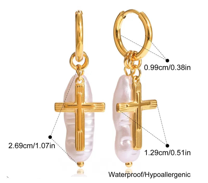 Holy Cross Earrings