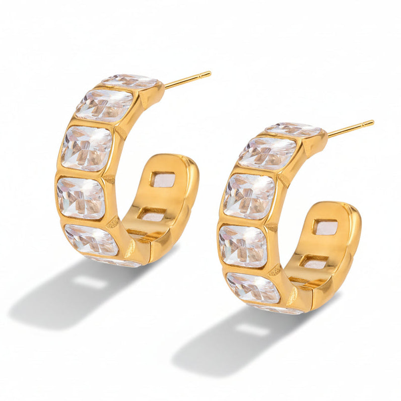 Dainty Dazzle Hoops