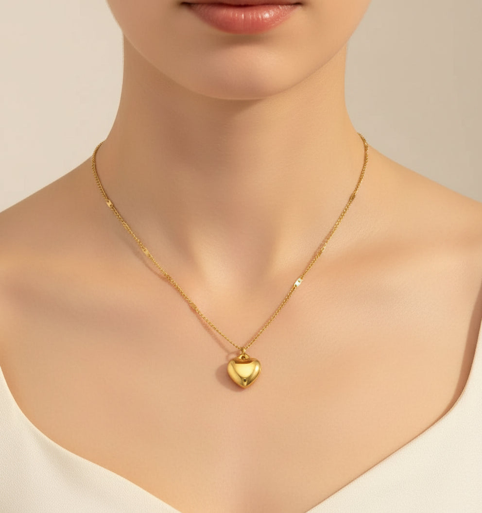 Polished Heart Necklace