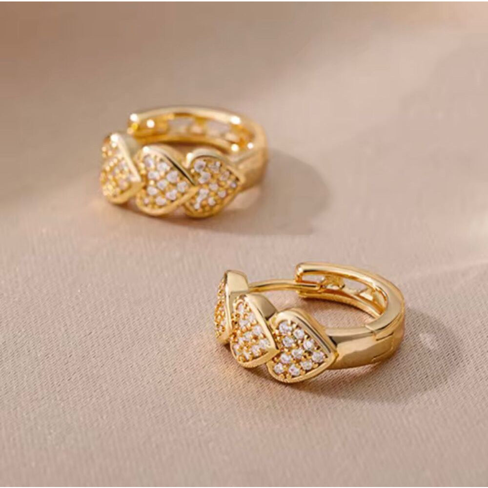 Petite Love Zircon Earrings