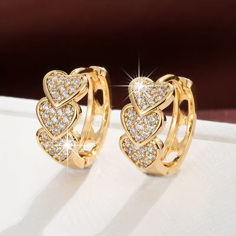 Petite Love Zircon Earrings