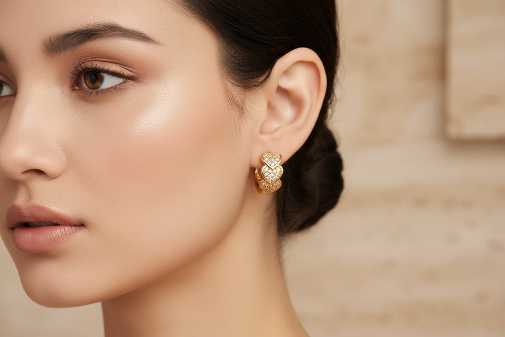 Petite Love Zircon Earrings
