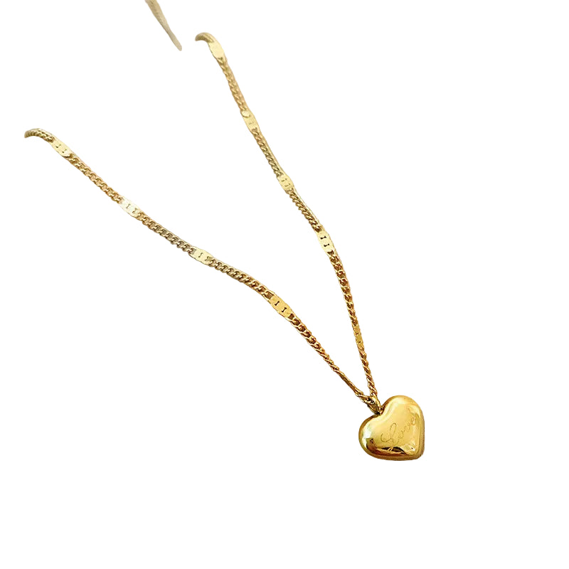 Polished Heart Necklace