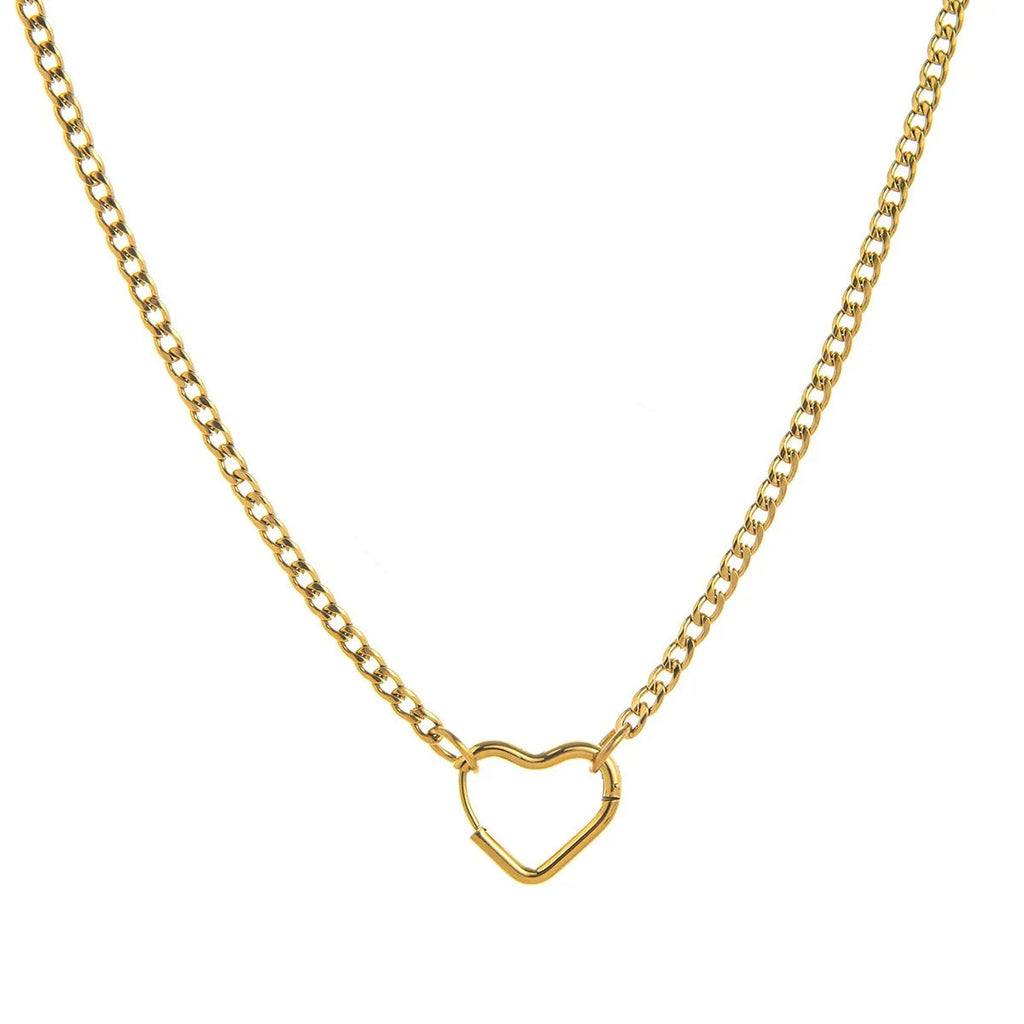 Heart Carabiner Chain