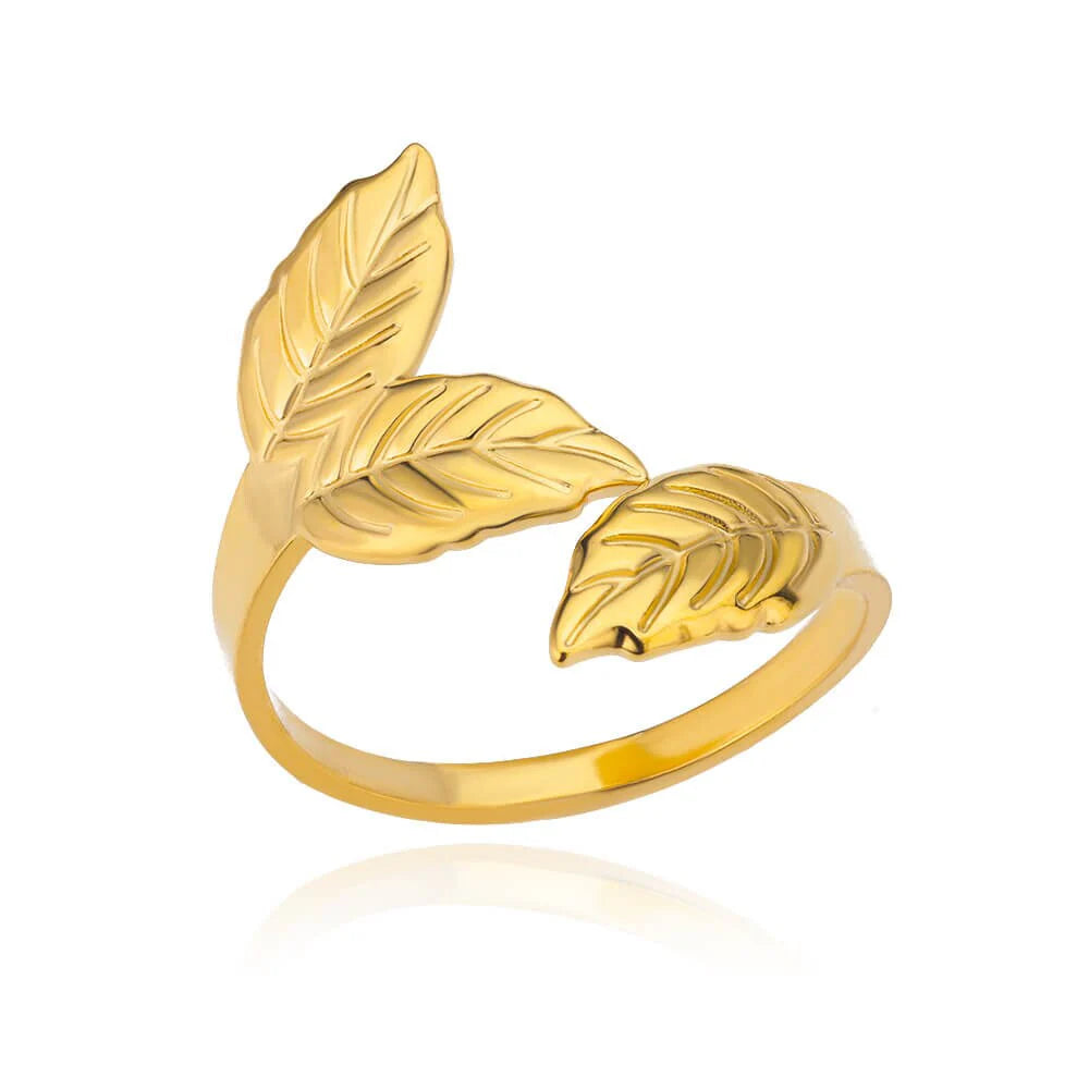 Belief Leaf Ring