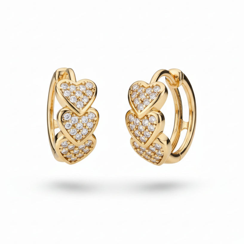 Petite Love Zircon Earrings