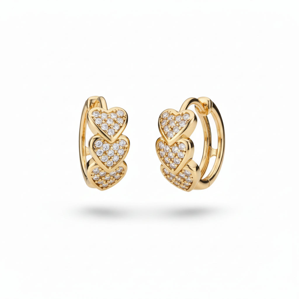 Petite Love Zircon Earrings