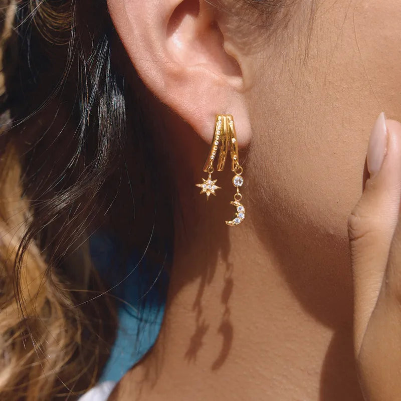 Galaxy Silk Earrings