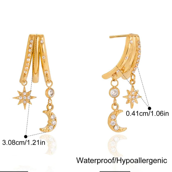 Galaxy Silk Earrings