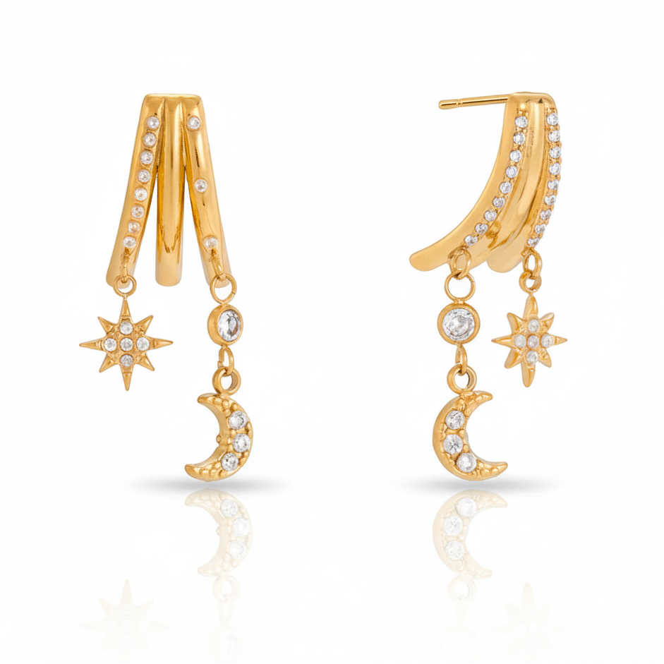 Galaxy Silk Earrings