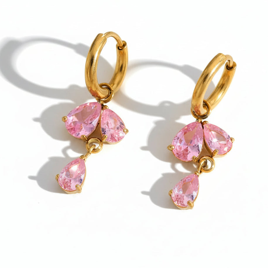 Pink Éclat Earrings