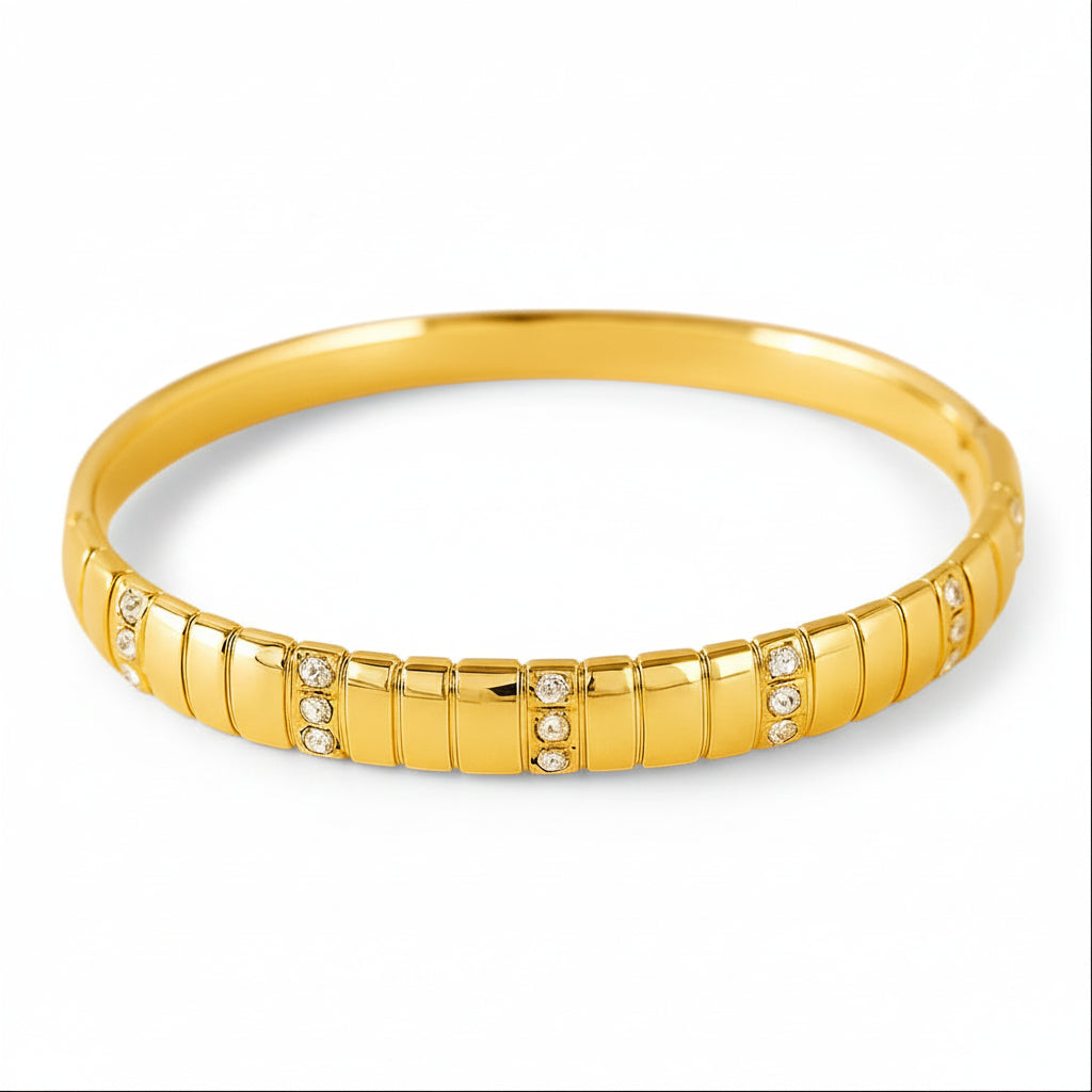 Rhea Cuff Rhinestone Bracelet