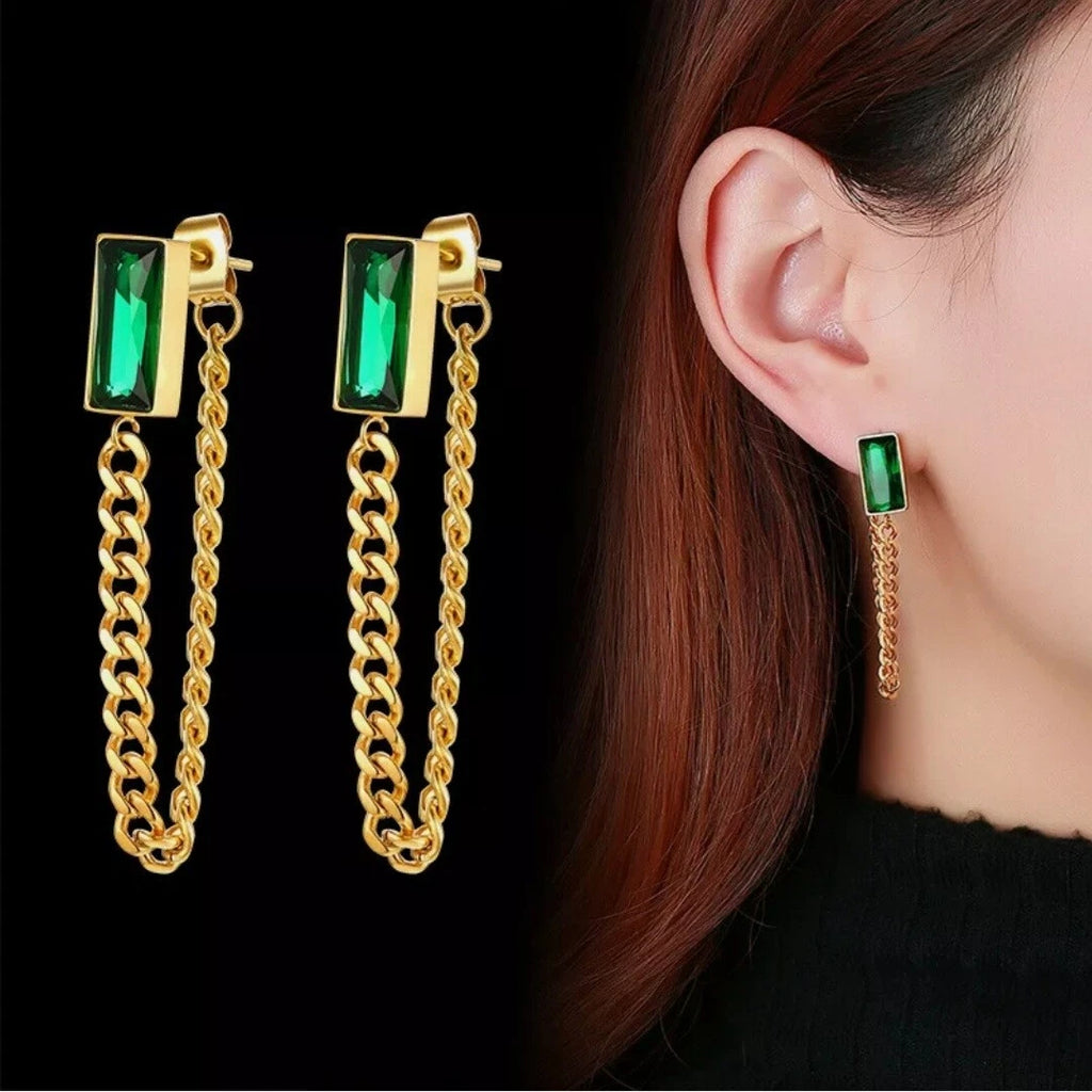 Green it is! Earrings