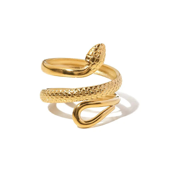 Serpente Gold Open Ring