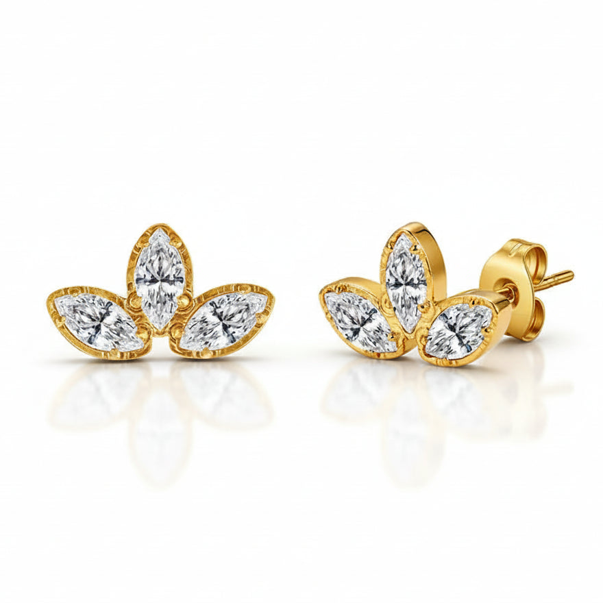 Tri Petal Studs