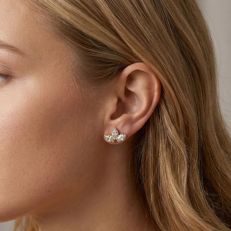 Tri Petal Studs